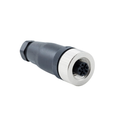 Разъём М12×1, 5-pin, female, прямой, PG7, IP67