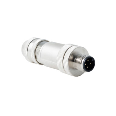 Разъём М12×1, 4-pin, male, PG7, IP67, металлический корпус
